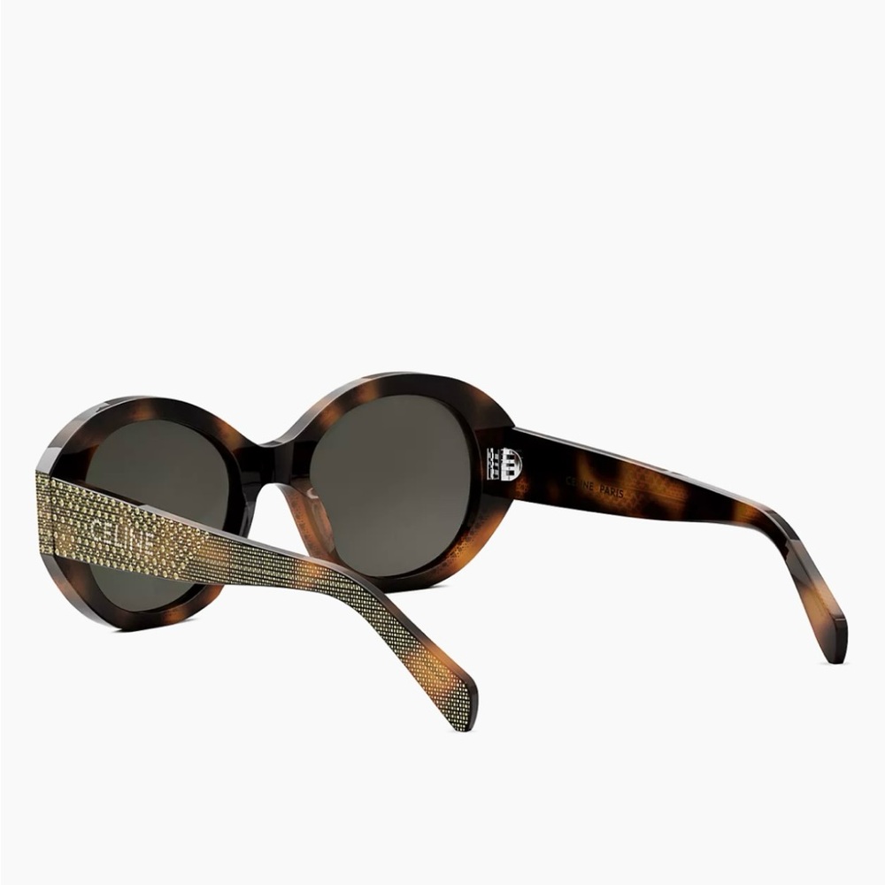 CELINE
53MM Crystal-Embellished Round Sunglasses - Picture 4 of 13